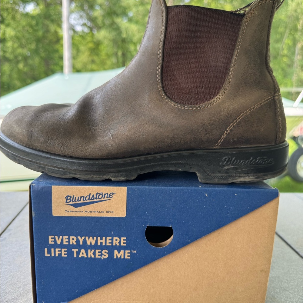 Blundstone Brown Leather Chelsea Boots
